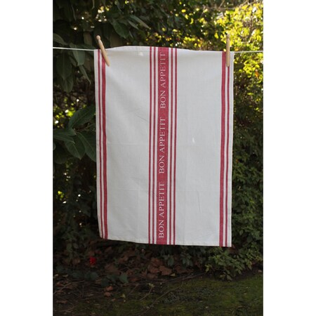 Elk Studio Bon Appetit Towels in Red Set of 4 TWL06/S4